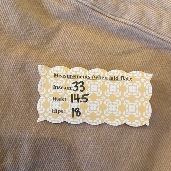 NWOT Cello tan flare corduroys - Picture 6 of 6